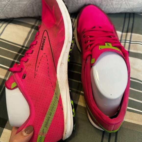 Brooks Draft XC Sneakers Womens Sz 11.5 Pink Cross Country‎ Track Spikes Shoes - Picture 7 of 11